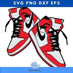 jordans .png file. stencil ready to cut. lineart. svg