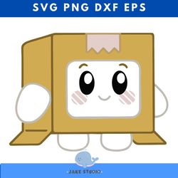 cute lankybox boxy svg