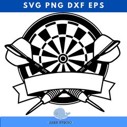 darts dartboard logo svg