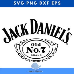 jack daniels label no 7 svg