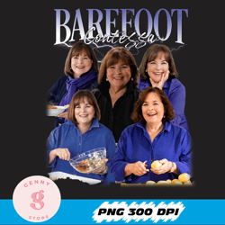 barefoot contessa vintage style png, gift for fans, bootleg retro 90's png, barefoot contessa png