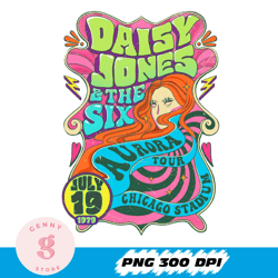 daisy jones & the six band concert png, bookish png, book lover gift, protest png, bookish merch