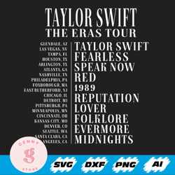 eras tour svg, ts svg, midnights svg, taylors version svg