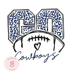 go cowboys football leopard svg, go leopard cowboys svg, cowboys football svg,nfl svg, football svg, super bowl svg