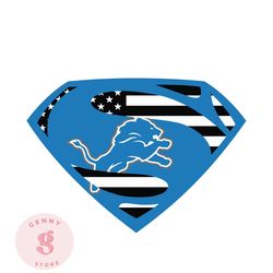 detroit lions nfl superman logo svg, detroit lions nfl svg, superman ,nfl svg, football svg, super bowl svg