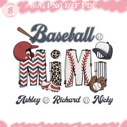 personalized baseball mimi png, mimi design, kid custom name