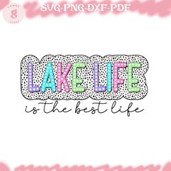 lake life dalmatian png, summer vacation dalmatian png, boating dalmatian dots