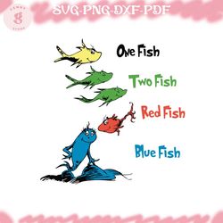 one fish two fish red fish blue fish svg, dr seuss svg, dr cat hat svg, cat in the hat svg