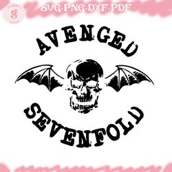 avenged sevenfold svg rock band skull svg cutting file