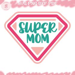 superman mom svg vector file