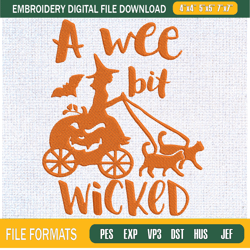 a wee bit wicked embroidery designs, halloween machine embro-dennis ani