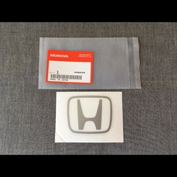 honda genuine flash silver rear decal sticker for hr-v / insight