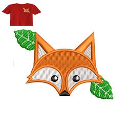 Best Embroidery Fox logo for T-Shirt,logo Embroidery, Embroidery design, logo Nike Embroidery