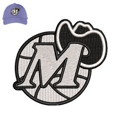 Dallas Mavericks 3d puff Embroidery logo for Cap,logo Embroidery, Embroidery design, logo Nike Embroidery
