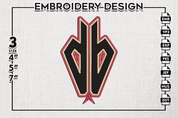 arizona diamondbacks head mascot logo embroidery files, mlb arizona diamondbacks team embroidery, mlb teams, 3 sizes, ml