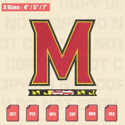 maryland terrapins embroidery designs, ncaa logo embroidery files, file for embroidery machine157 - carolpwood