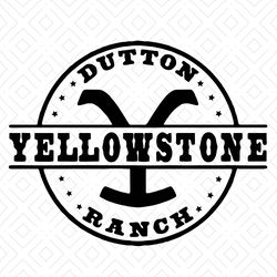 Yellowstone Seamless SVG Digital Download