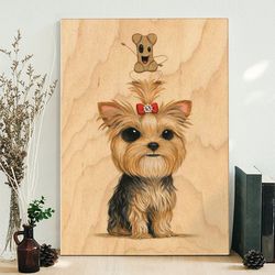 portrait canvas, princess, canvas print, dog wall art canvas, dog canvas print