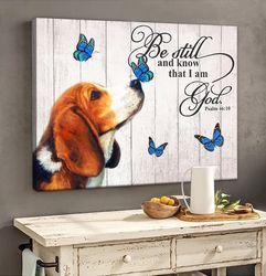 beagle matte canvas, dog wall art prints, canvas wall art decor