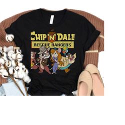 disney chip n dale goofy group rescue ranger tshirt, disneyland family matching shirt, magic kingdom, wdw epcot theme p