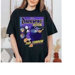 disney darkwing duck funny the terror vintage tv show shirt, disneyland family matching shirt, magic kingdom, wdw epcot