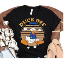 disney donald duck angry duck off vintage tshirt, mickey and friends, disneyland matching family shirt, magic kingdom s