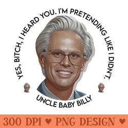 baby billy like - sublimation clipart png