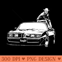 smokey and the bandit vintage style design - transparent png download