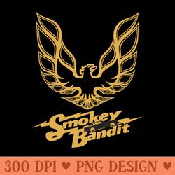 unmasking the stunts of 'smokey and the bandit' - digital png artwork