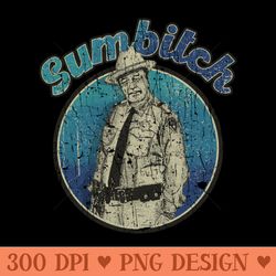 retro style sumbitch smokey and the bandit - exclusive png designs