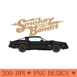 smokey and the bandit car - sublimation printables png download