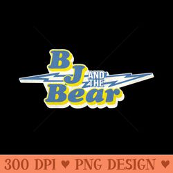 bj and the bear - sublimation clipart png