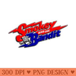 smokey and the bandit - ready to print png designs