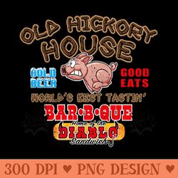 old hickory house bbq smokey and the bandit - sublimation clipart png