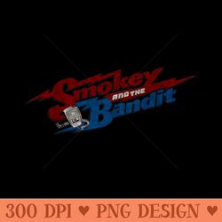 smokey and the bandit distressed authentic style - png file download