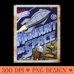 mystery science rusty barn sign 3000 manhunt in space - digital png artwork