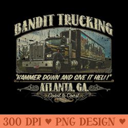 bootlegging at its best smokey and the bandit - sublimation backgrounds png