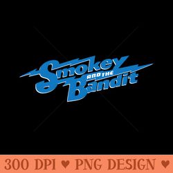 smokey and the bandit vintage design v2 - sublimation png download