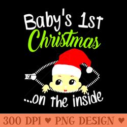 babys first christmas pregnancy mother mom cutes - png design files