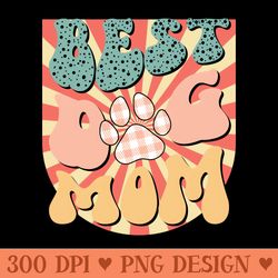 best dog mom paw - png art files