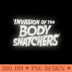 invasion of the body snatchers sci fi classic movie - sublimation images png download