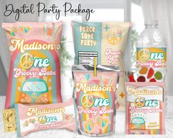 one groovy babe digital party favors | digital party packages | one groovy party | kids party favor packages