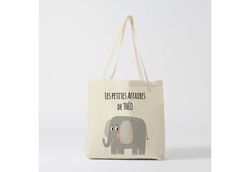w82y tote bag child, bridesmaid bags, child bag, custom bag child, name bag, shopping baga  by atelier des amis 29
