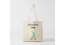 w82y tote bag child, bridesmaid bags, child bag, custom bag child, name bag, shopping baga  by atelier des amis 40