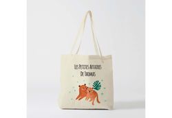 w82y tote bag child, bridesmaid bags, child bag, custom bag child, name bag, shopping baga  by atelier des amis 41