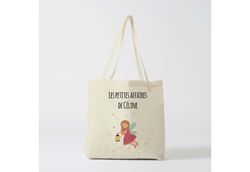 w82y tote bag child, bridesmaid bags, child bag, custom bag child, name bag, shopping baga  by atelier des amis 43