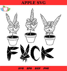 fuckk cannabis svg, canabis plants svg, canabis leaf svg, cannabis pots svg