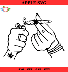 hands lighting joint new svg, smoking cannabis new svg, smoking weed joint svg