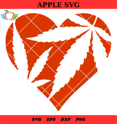 heart cannabis svg, heart marijuana svg, marijuana svg