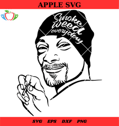 snoop dogg smoking svg, rasta smoking marijuana svg, cannabis svg